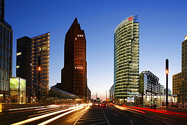 Berlin, Potsdamer Platz, Sony Center, DB tower