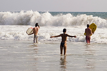 India Kerala Vakala beach surfer