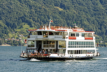 Switzerland, Ticino, Ascona Lago Maggiore Ferry