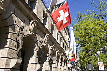 Switzerland, Zurich, credit suisse, Bahnhofstrasse