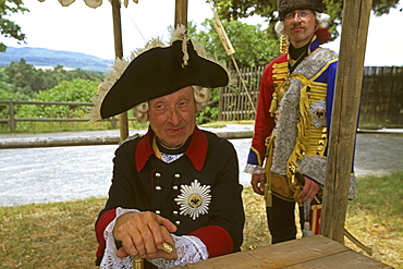 Regenstein, fortress and castle, medieval festival, Blankenburg, Saxony Anhalt, Germany