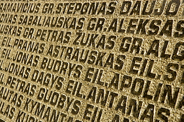 Genocide memorial in the forest of Paneriai (10 km south of Vilnius), Lithuania