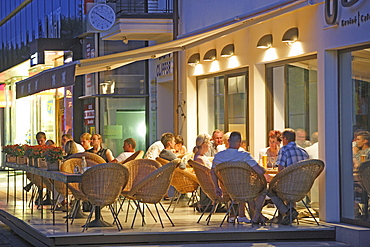 Bar in Laisves aleja (Liberty avenue) in Kaunas, Lithuania