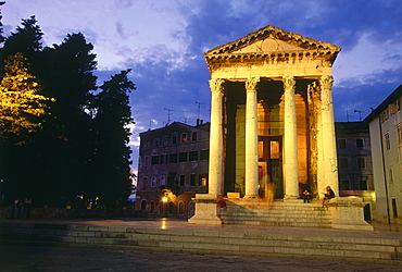 Temple of Augustus, Pula, Istria, Croatia