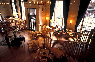 Inside The Pitcher and Piano Bar, Glasgow, Scotland, Great Britain