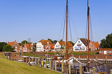 Fishing Cutter, Greetsiel, East Frisia, North Sea, Lower Saxony, Germany