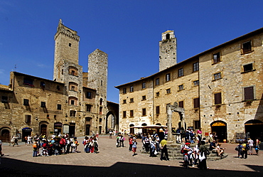 Italien, Toskana, San Gimignano, Geschlechtertürme,