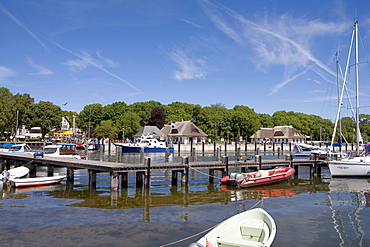 Harbour, Kloster, Hiddensee, Baltic Sea, Mecklenburg-Western Pomerania, Germany