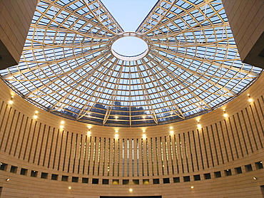 Glass roof of the Museum of Modern Art, Rovereto, Italy