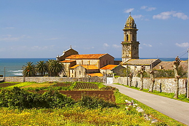 Former monastery, Monasterio de Oia, Oia, RÃŒas Bajas, Galicia, Spain