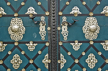 Door of St. Anna-Church, Mikulov, Czech Republic