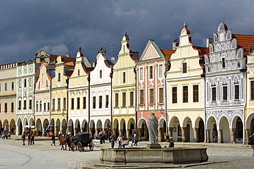 Market place, Telc, Czech Republic