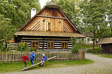 Historical Farmhouse in Skanzen Vysocina Vesely Kopec, Czech Republic