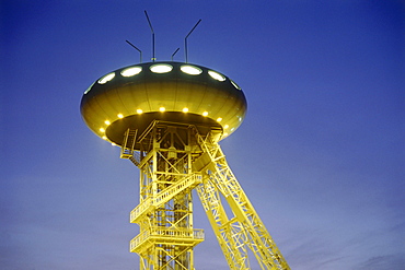 Colani Ei Science Park, UFO, Luenen, Ruhr Valley, Ruhr, Northrhine Westphalia, Germany