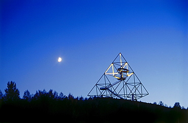 Tetrahedron, Halde Emscherblick, Bottrop, Ruhr Valley, Ruhr, North Rhine Westphalia, Germany