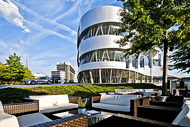 Mercedes Benz museum in Stuttgart, Baden-Wurttemberg, Germany