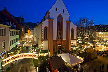 Christmas market, Freiburg im Breisgau, Black Forest, Baden-Wuerttemberg, Germany