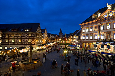 Christmas market, Gengenbach, Black Forest, Baden-Wuerttemberg, Germany