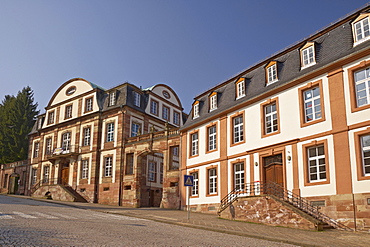 Small castle at Schlossstrasse, Blieskastel, Bliesgau, Saarland, Germany, Europe