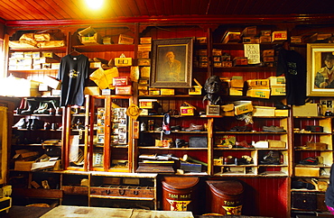 Chock-full racks at a wall at Dick Mack's Pub, Dingle, County Kerry, Ireland, Europe