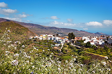 View over San Bartolome de Tirajana, Gran Canaria, Canary Islands, Spain