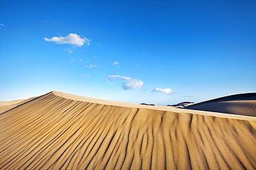 Sand dunes of Maspalomas, Gran Canaria, Canary Islands, Spain