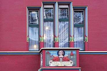 Fassade of the cityhall of Basel, Basel, Switzerland