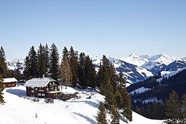 Hotel in the mountains Sonnbuhel, Kitzbuhel, Tyrol, Austria