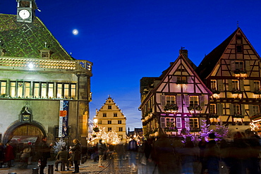 Historic quarter in winter, Colmar, Alsace, France