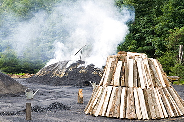 Charcoal burner Stemberghaus, Harz, Saxony-Anhalt, Germany