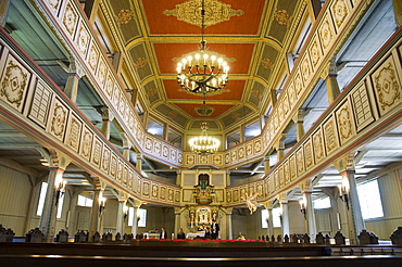 Interior of church, Bad Lauterberg, Harz, Lower Saxony, Germany