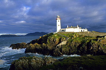 Lighthouse at Fanad Head, County Donegal, Ireland, Europe