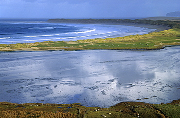 Coastal landscape near Gortahork, County Donegal, Ireland, Europe