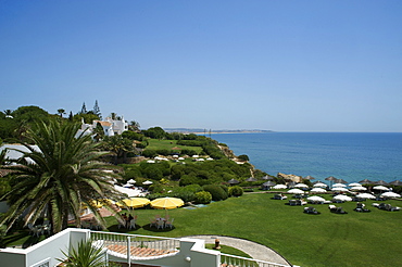 Park of Vila Vita Hotel, near Armacao de Pera, Algarve, Portugal, Europe