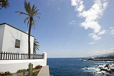 Historic town house on the waterfront, Puerto de la Cruz, Tenerife, Canary Islands, Spain, Europe