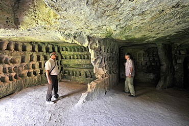 Cave churches and dwellings in Massafra, Apulia, Italy