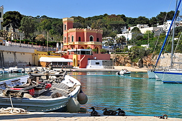 Tricase Porto on the east coast in Salento, Apulia, Italy