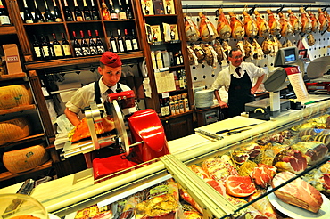 Salumeria Rosi in Strada Farini, Parma, Emilia-Romagna, Italy