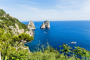 Faraglioni rocks, Capri, Campania, Italy