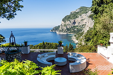 View to Marina Piccola, Capri, Campania, Italy