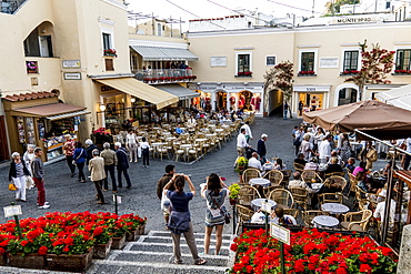 Piazzetta of Capri city, Capri, Campania, Italy