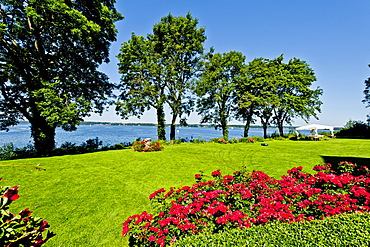 Hotel Alter Meierhof, Gluecksburg, Flensburg Fjord, Baltic Sea, Schleswig-Holstein, Germany