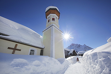 Kuratiekirche St. Maria Magdalena, Gargellen, Montafon, Vorarlberg, Austria