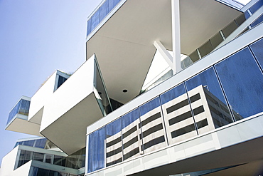 Exterior view of the Actelion HQ administrational building, Architects Herzog & de Meuron, Allschwil, Basel, Switzerland, Europe