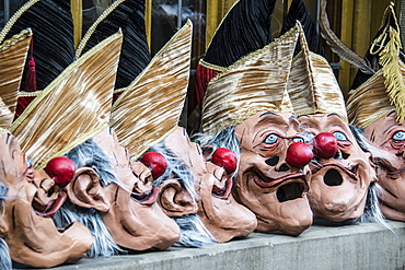 Carnival masks, Carnival of Basel, canton of Basel, Switzerland