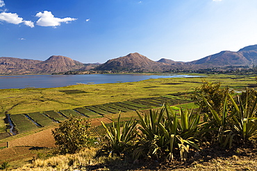 Lake Itasy, highlands west of Antananarivo, Madagascar, Africa