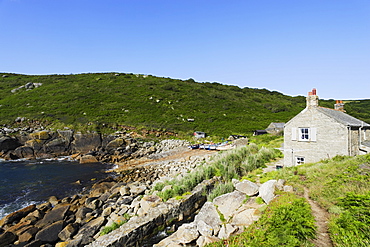 Scenery at Penberth Cove, St Levan, Cornwall, England, United Kingdom