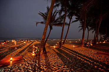 Beach bars at Cua Dai beach, Hoi An, Quant Nam Province, Vietnam