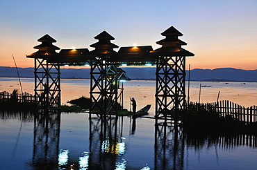 Paradise Inle Resort on the Inle Lake, Myanmar, Burma, Asia