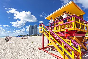 Lifeguards, South Beach, Miami, Florida, USA